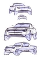 Ford Maverick Design Sketch